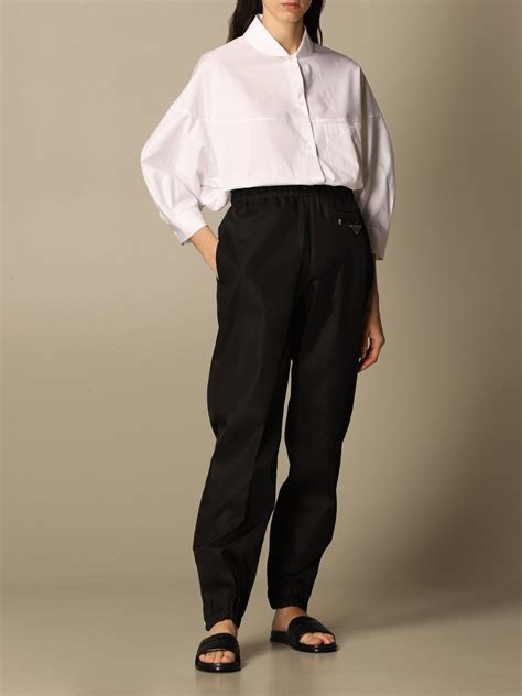 prada jogger pants|prada joggers women's.